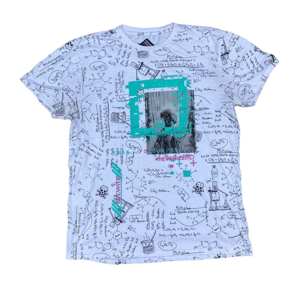 Vintage Y2K Original Gravity Chemistry Algorithms‎ T-Shirt Size Men’s Large